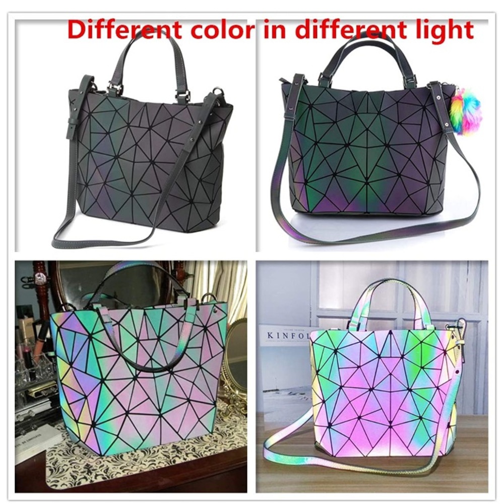 3 Pcs Luminous Geometric Purses-Wallet - Picture 7 of 7